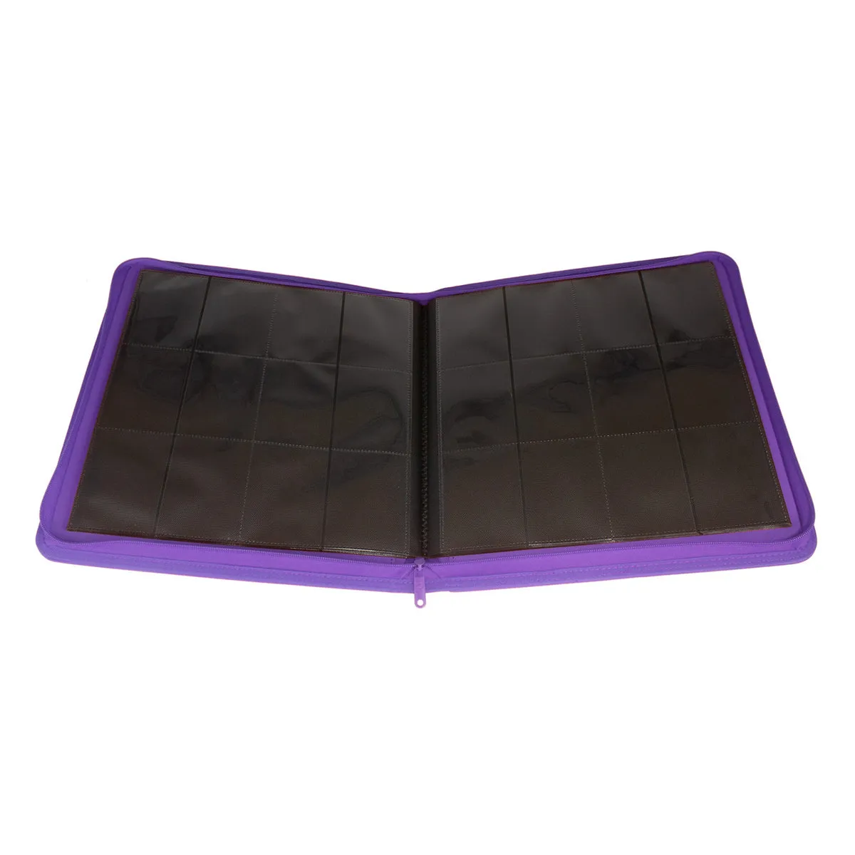 STEALTH 12 Pocket Zip Trading Card Binder - PURPLE