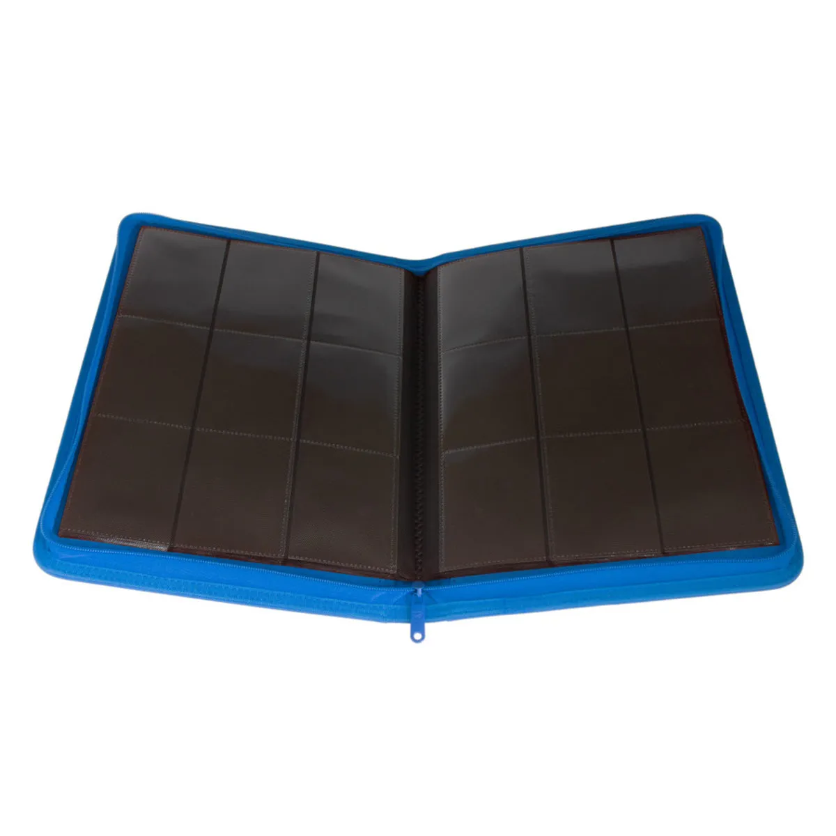 STEALTH 9 Pocket Zip Trading Card Binder - BLUE