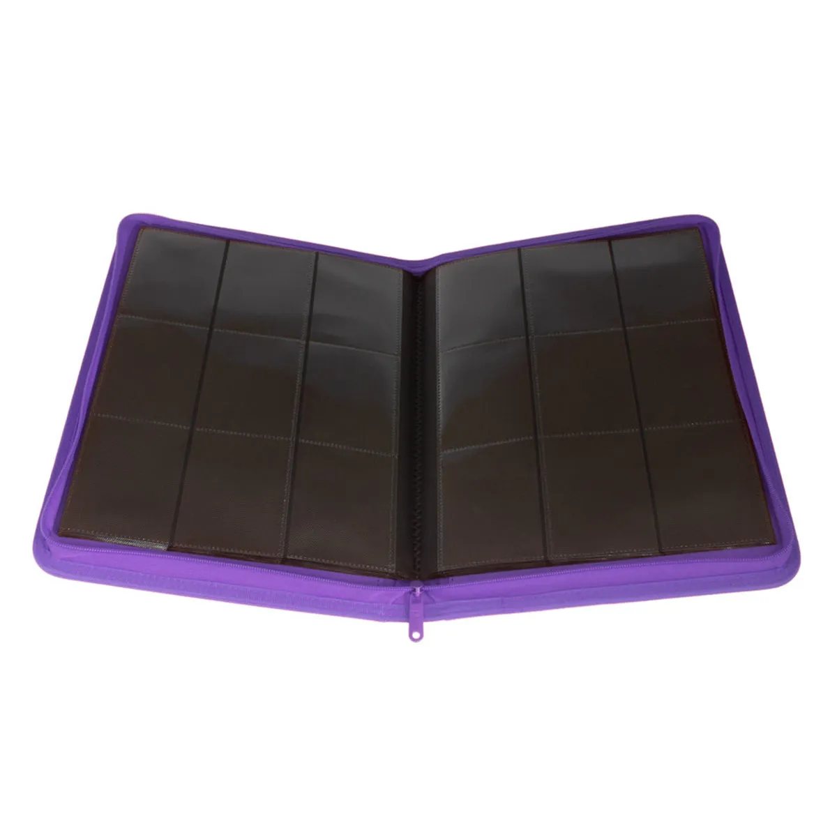 STEALTH 9 Pocket Zip Trading Card Binder - PURPLE