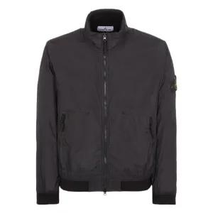 STONE ISLAND 42822 GARMENT DYED CRINKLE REPS NY BLACK JACKET