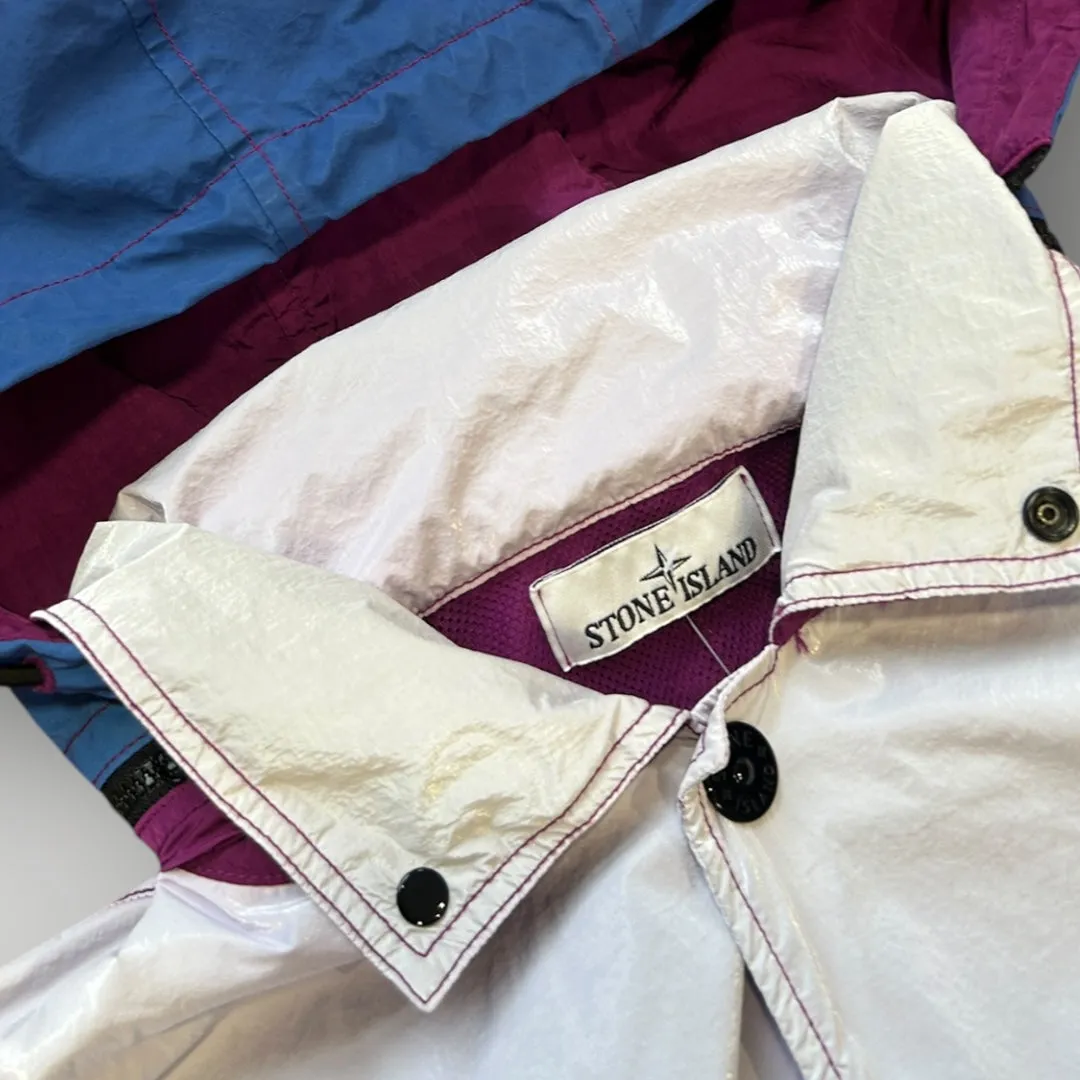 Stone Island Lilac Marina Rip Stop Prismatico Jacket L