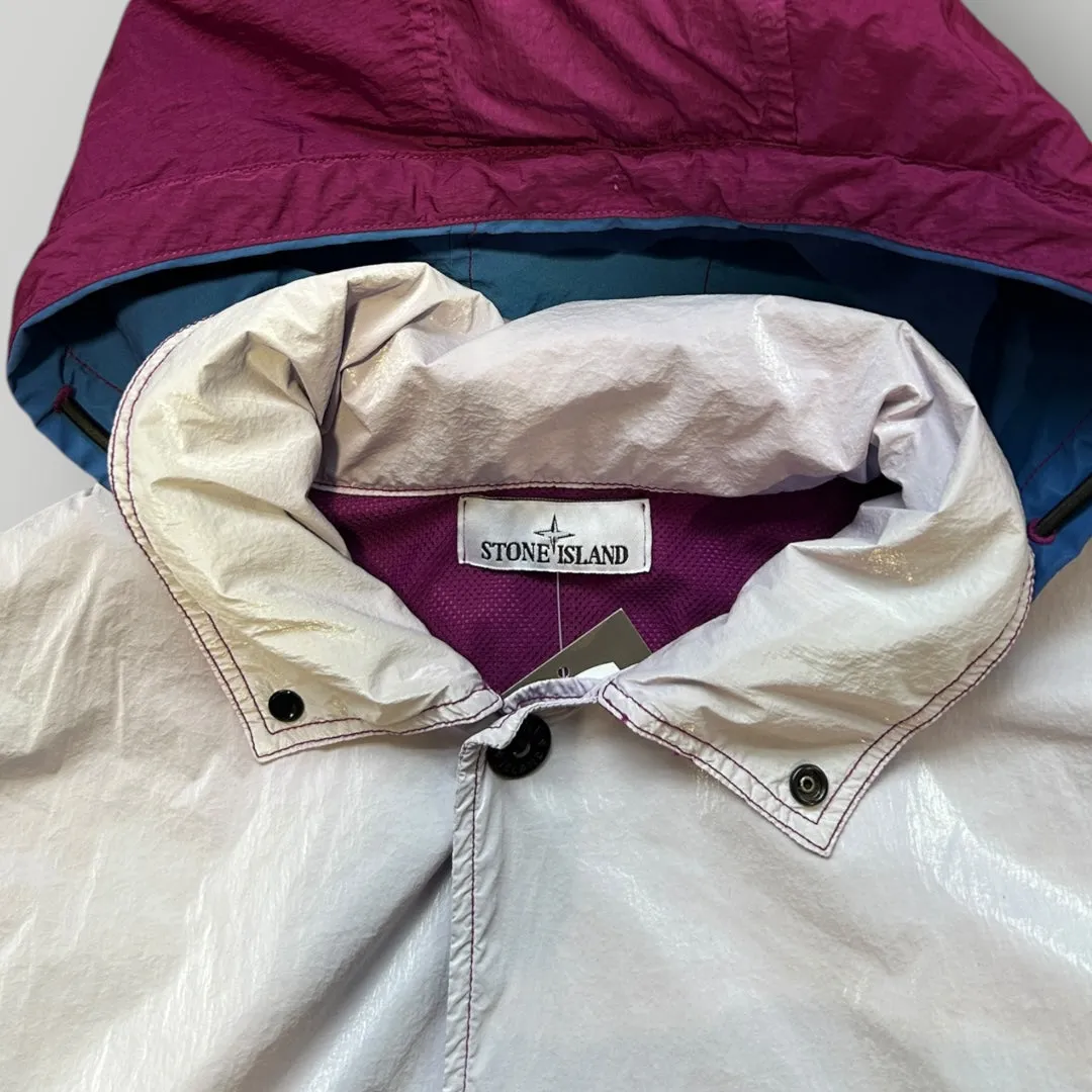 Stone Island Lilac Marina Rip Stop Prismatico Jacket L