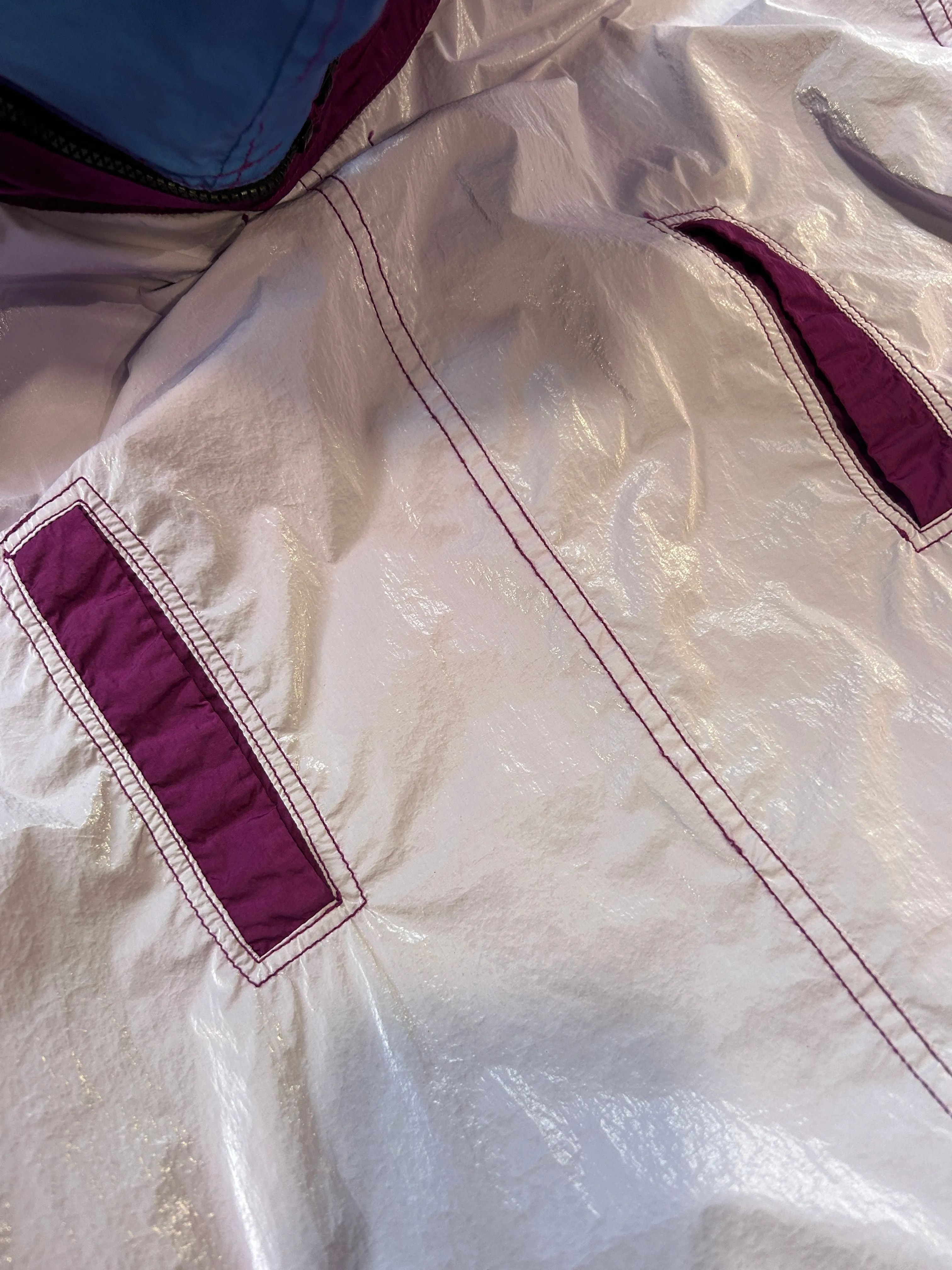 Stone Island Lilac Marina Rip Stop Prismatico Jacket L