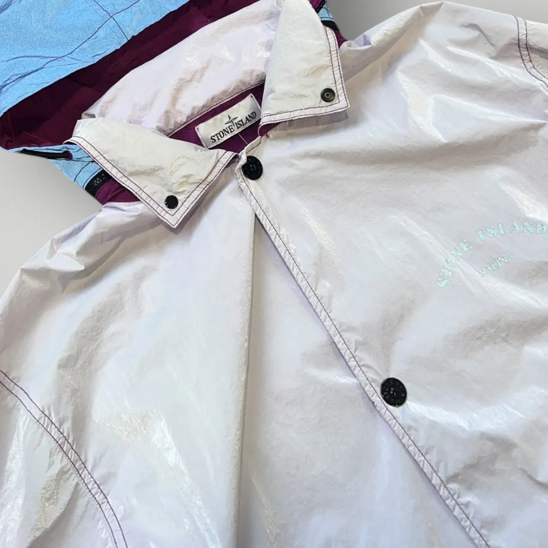 Stone Island Lilac Marina Rip Stop Prismatico Jacket L
