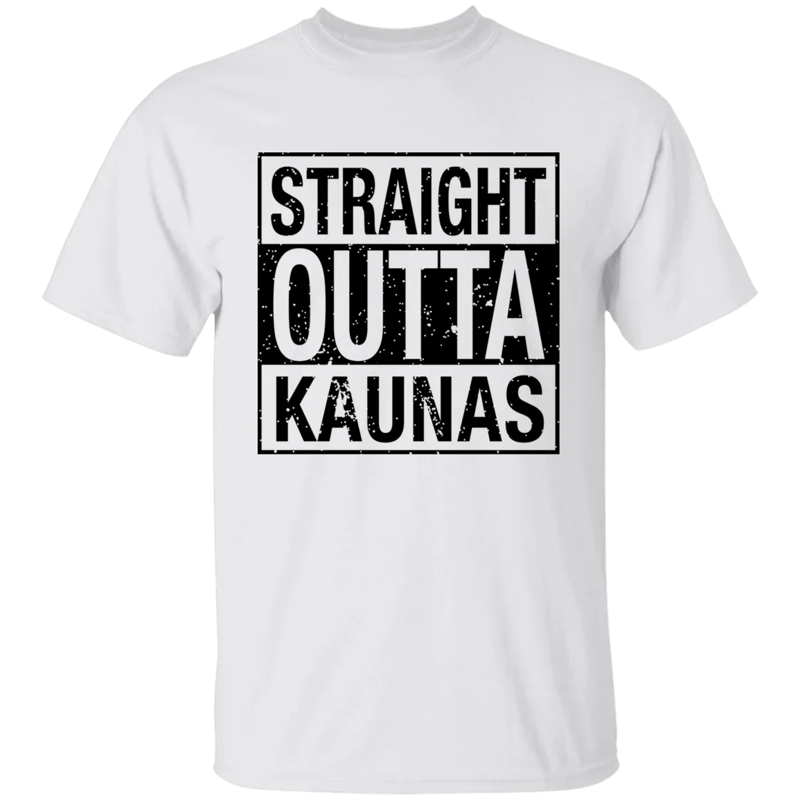 Straight Outta Kaunas - Boys/Girls Youth Classic Short Sleeve T-Shirt