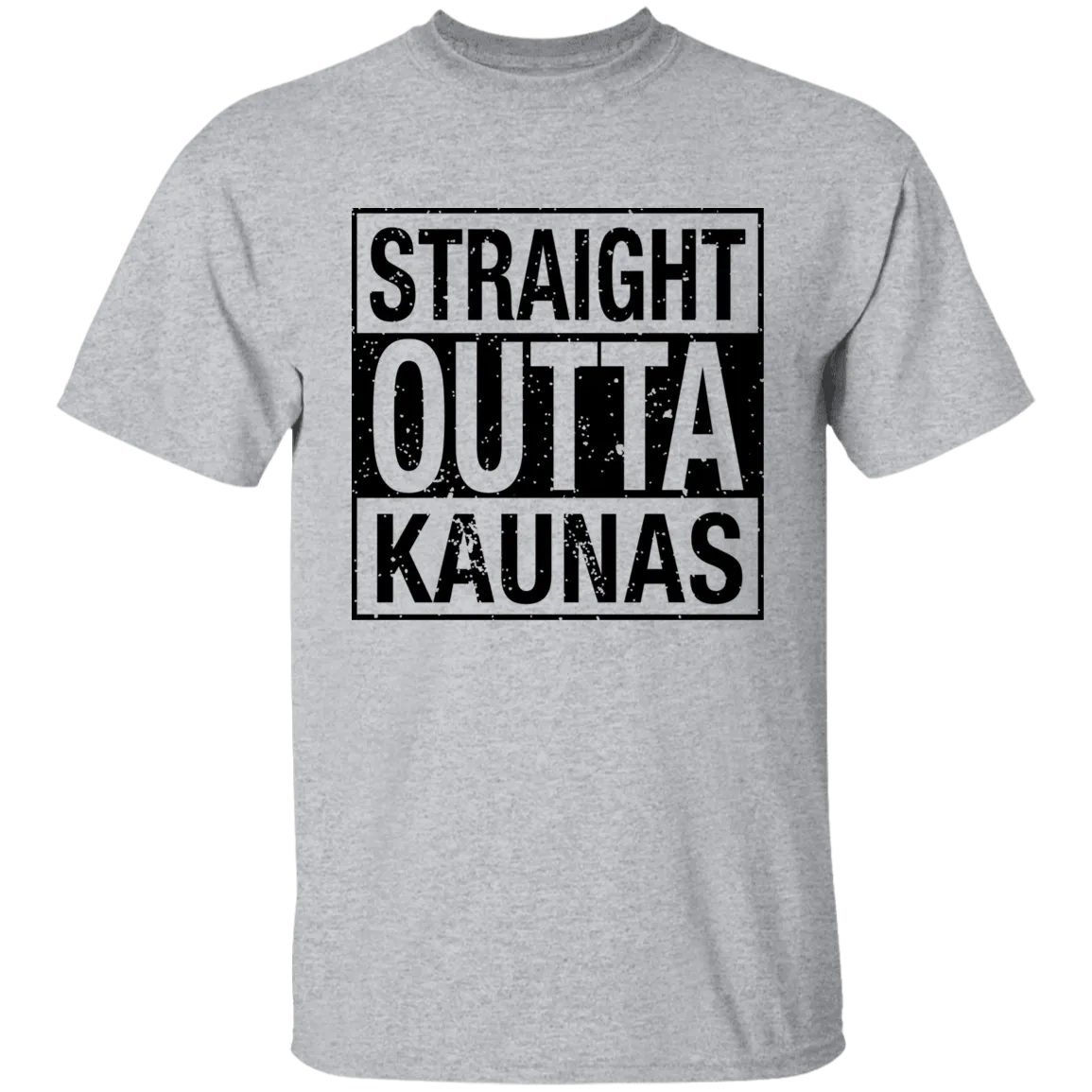 Straight Outta Kaunas - Boys/Girls Youth Classic Short Sleeve T-Shirt