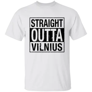 Straight Outta Vilnius - Boys/Girls Youth Classic Short Sleeve T-Shirt