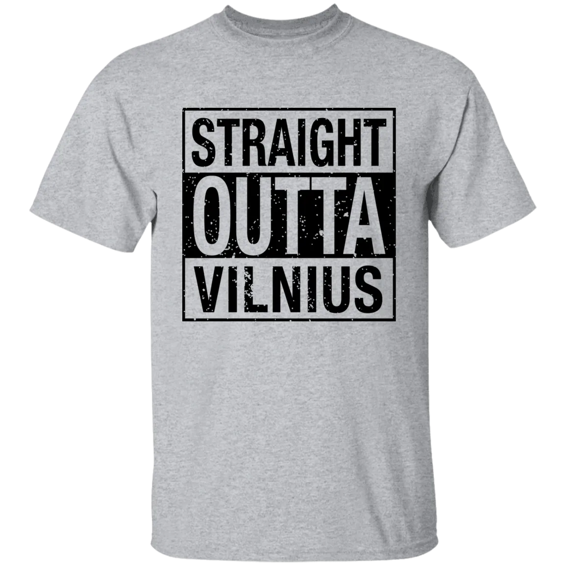 Straight Outta Vilnius - Boys/Girls Youth Classic Short Sleeve T-Shirt