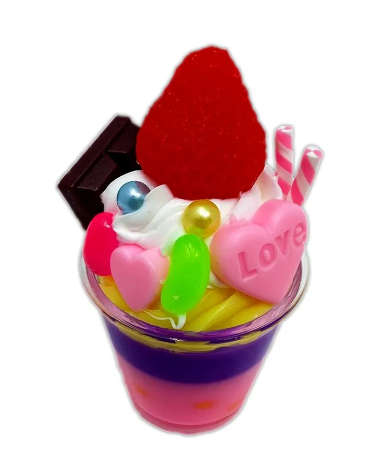 SugarLand Strawberry Parfait Keychain