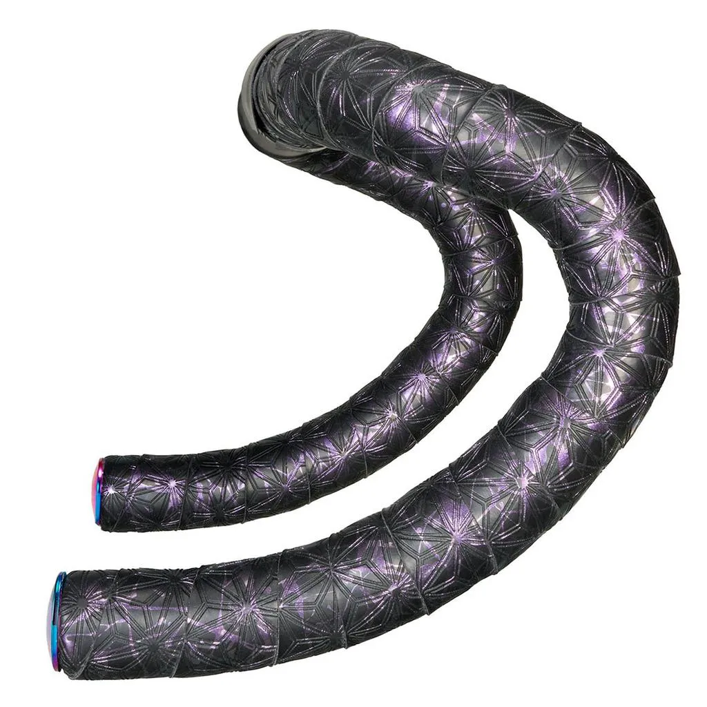Supacaz SSK Handlebar Tape - Splat - Oil Slick   Oil Slick Plugs