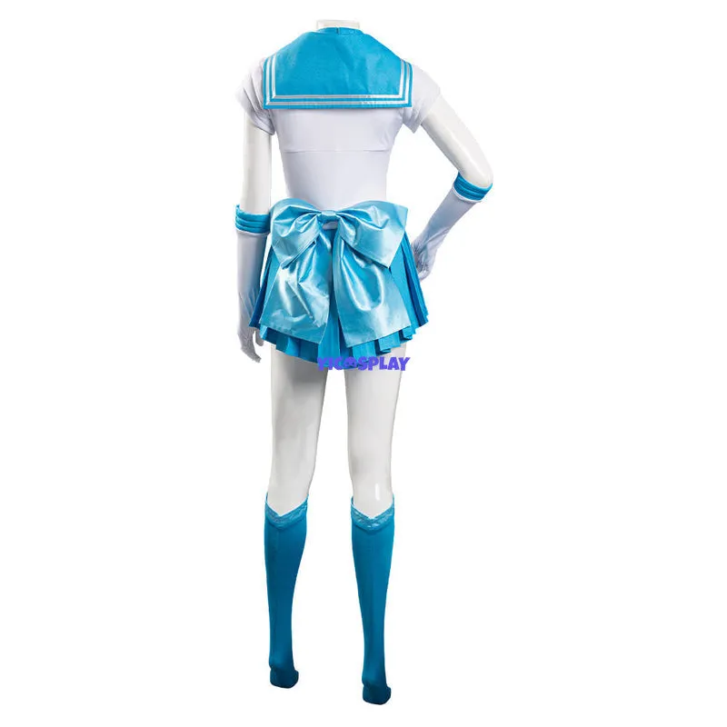 SuperS Mizuno Ami Amy Anderson Sailor Mercury Cosplay Costume