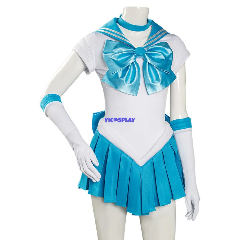 SuperS Mizuno Ami Amy Anderson Sailor Mercury Cosplay Costume