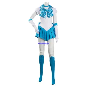SuperS Mizuno Ami Amy Anderson Sailor Mercury Cosplay Costume