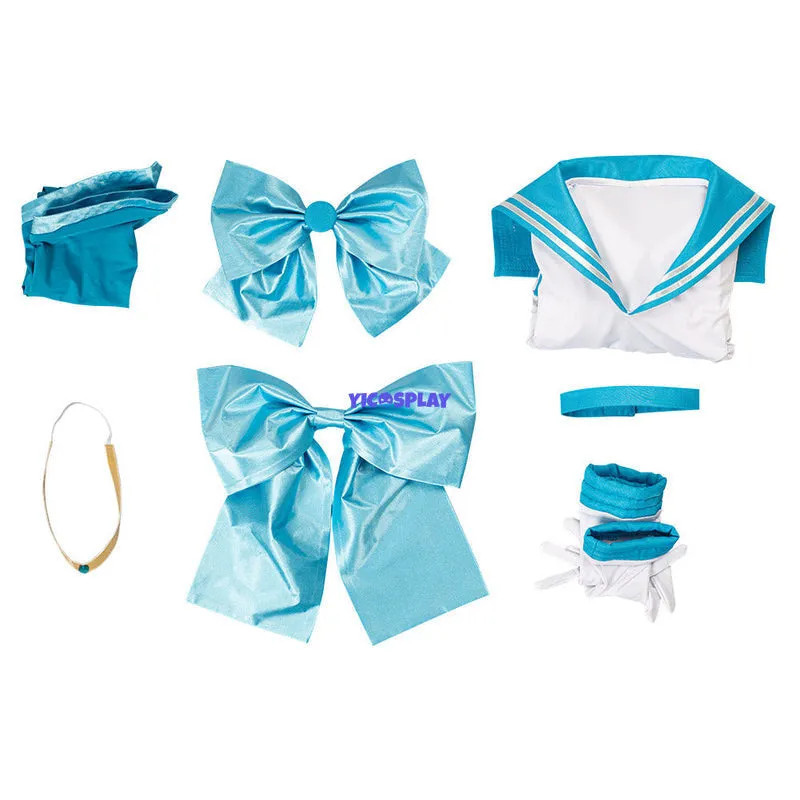 SuperS Mizuno Ami Amy Anderson Sailor Mercury Cosplay Costume