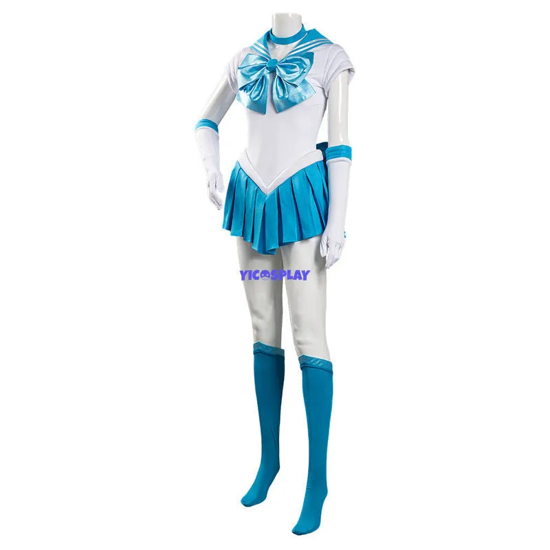 SuperS Mizuno Ami Amy Anderson Sailor Mercury Cosplay Costume