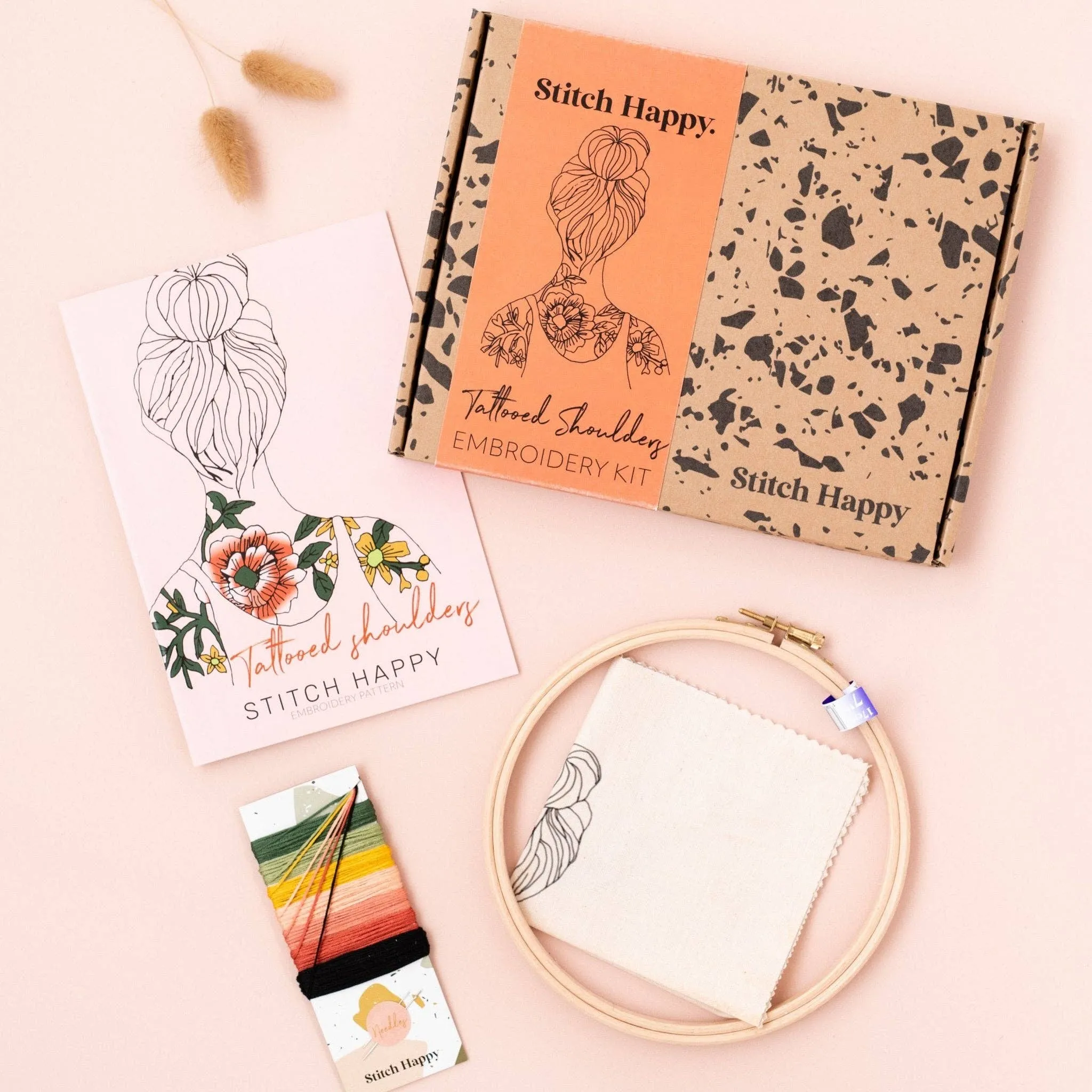 Tattooed Shoulders  Embroidery Kit