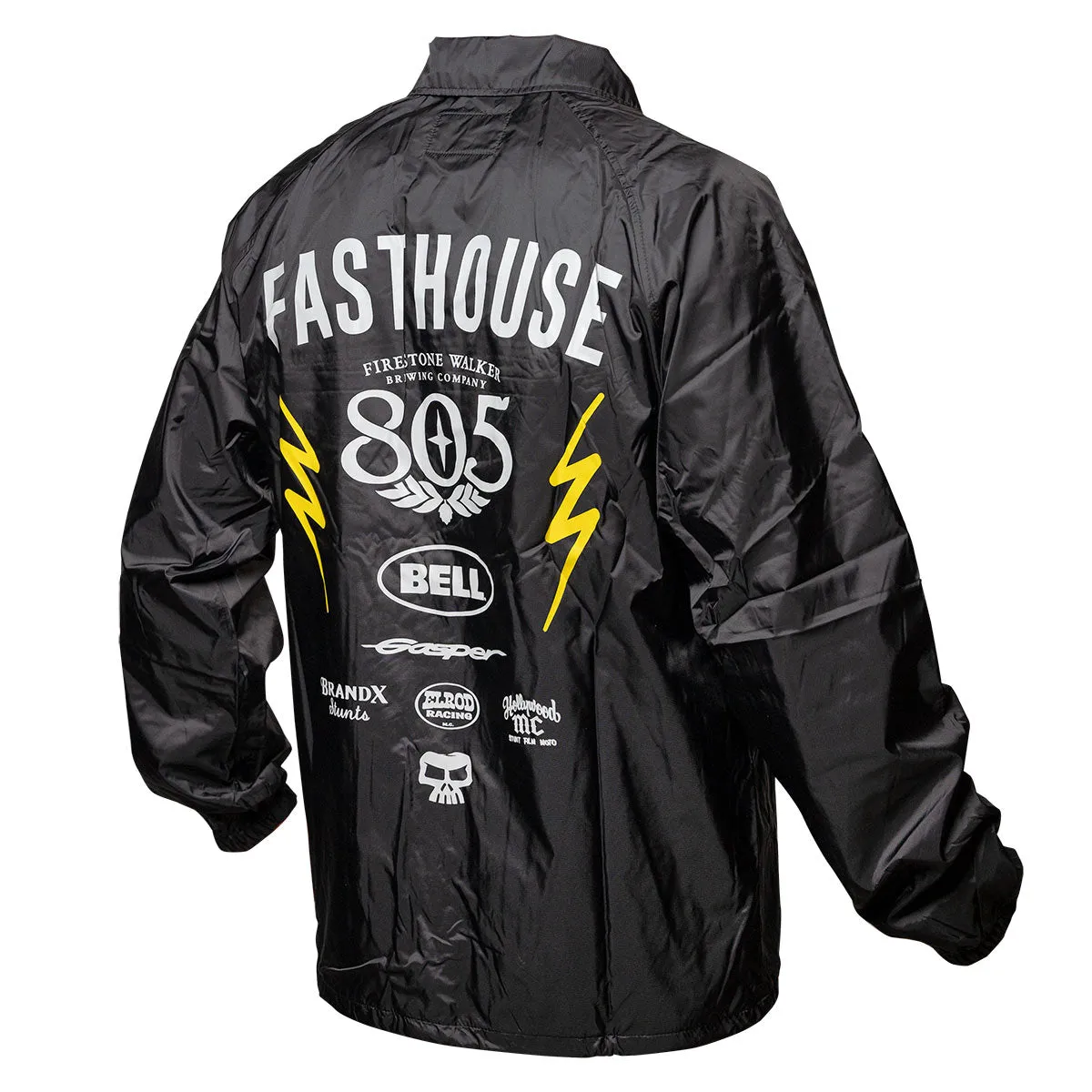 Team Collared Coach Jacket - Black