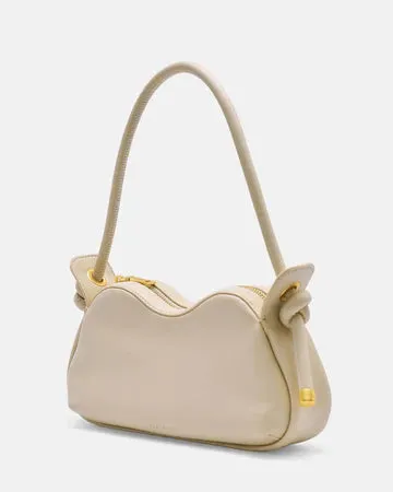 Tie Knot Baguette Bag Cashew
