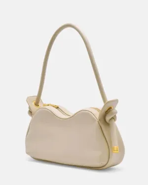 Tie Knot Baguette Bag Cashew