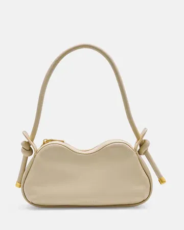 Tie Knot Baguette Bag Cashew
