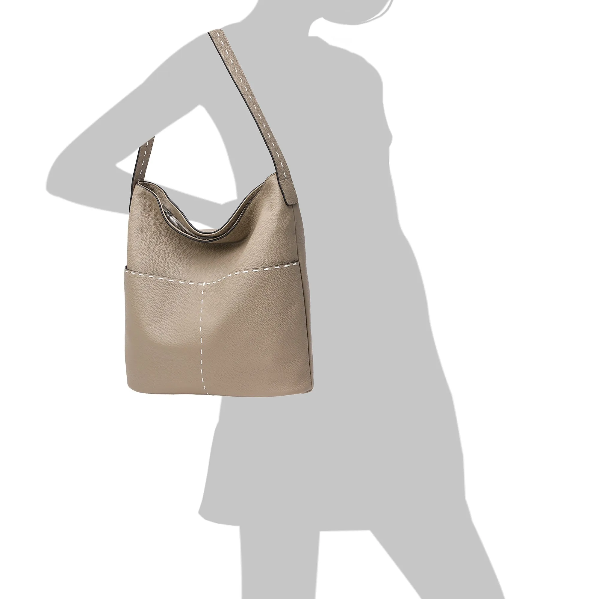 Tiffany & Fred Full-Grain Leather Tote