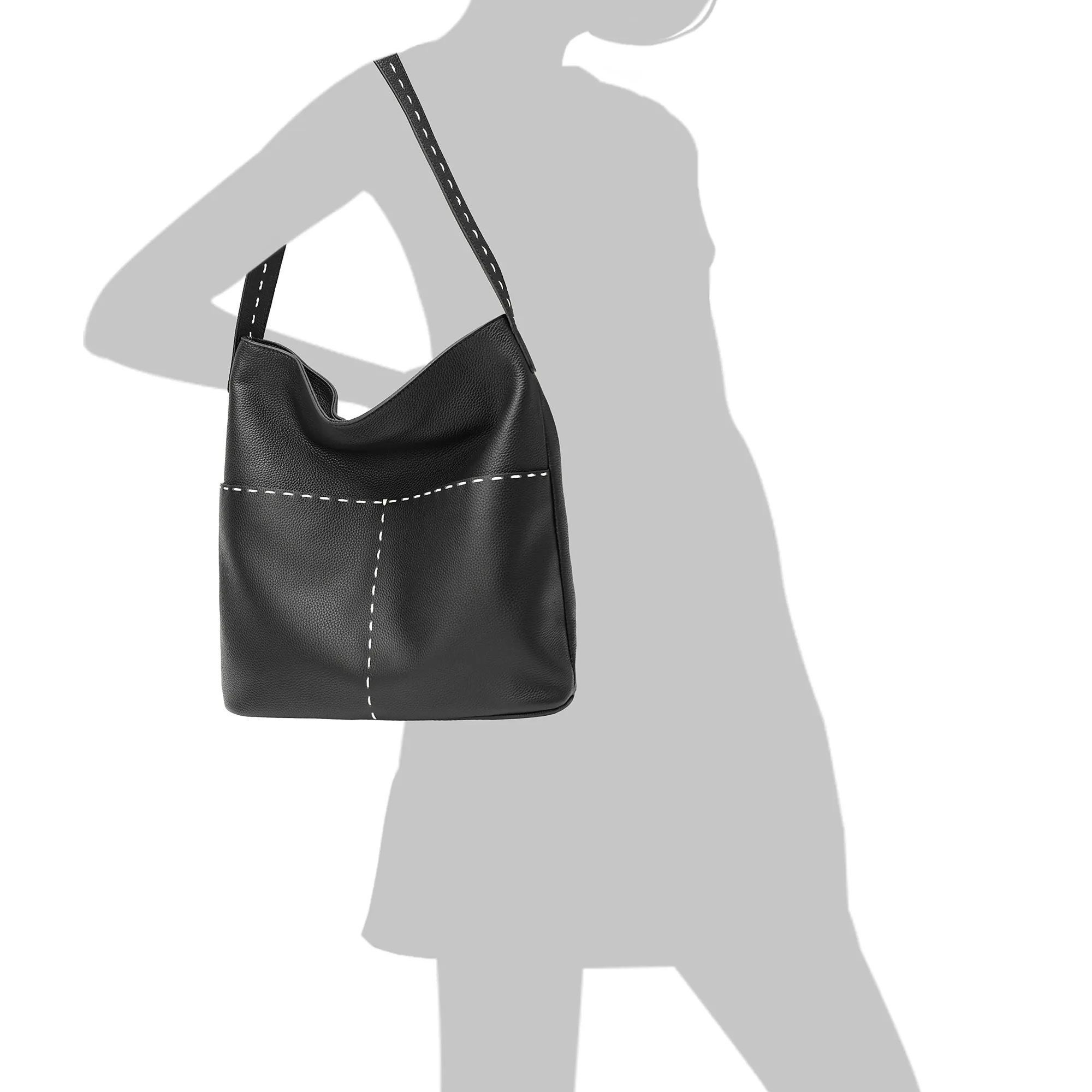 Tiffany & Fred Full-Grain Leather Tote