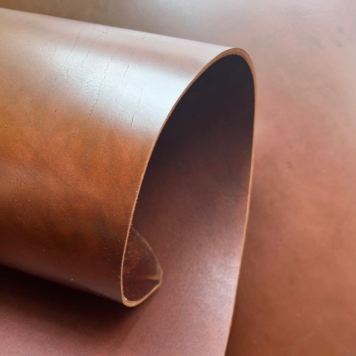 Tosca Buffalo Belting | Tan | 3.8 mm | 8 sq.ft | From $125 ea.