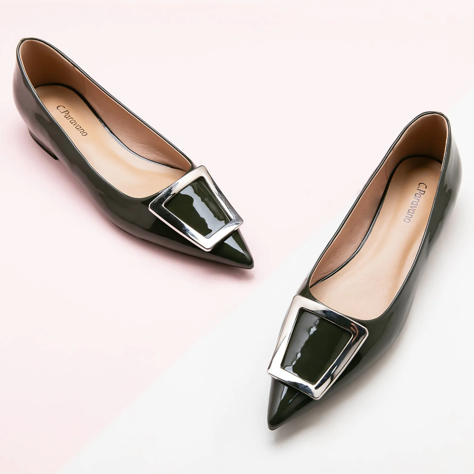 Trapezoidal Buckle Flats (Aida)