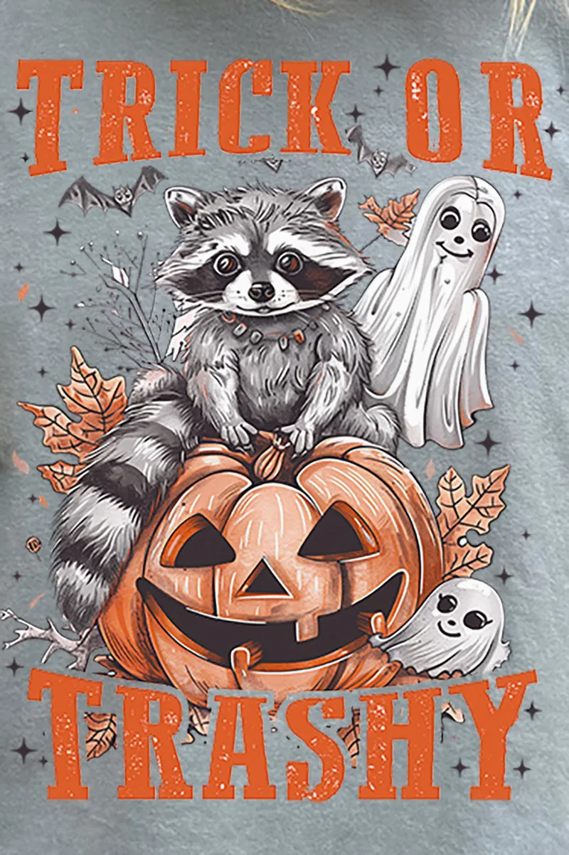 Trick Or Trashy Comfort Colors Adult Ring-Spun Cotton Tee