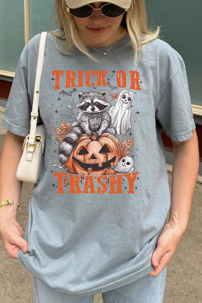 Trick Or Trashy Comfort Colors Adult Ring-Spun Cotton Tee
