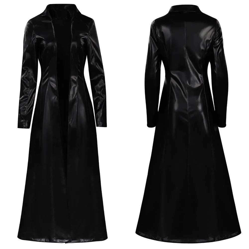 Trinity Coat Dress Outfits Halloween Suit Cosplay Costume