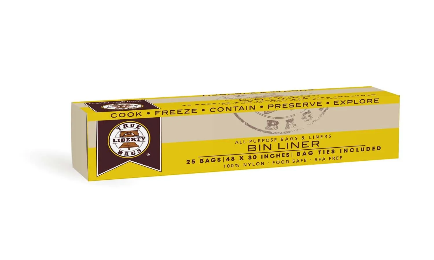 True Liberty Bin Liner, 48 in x 30 in