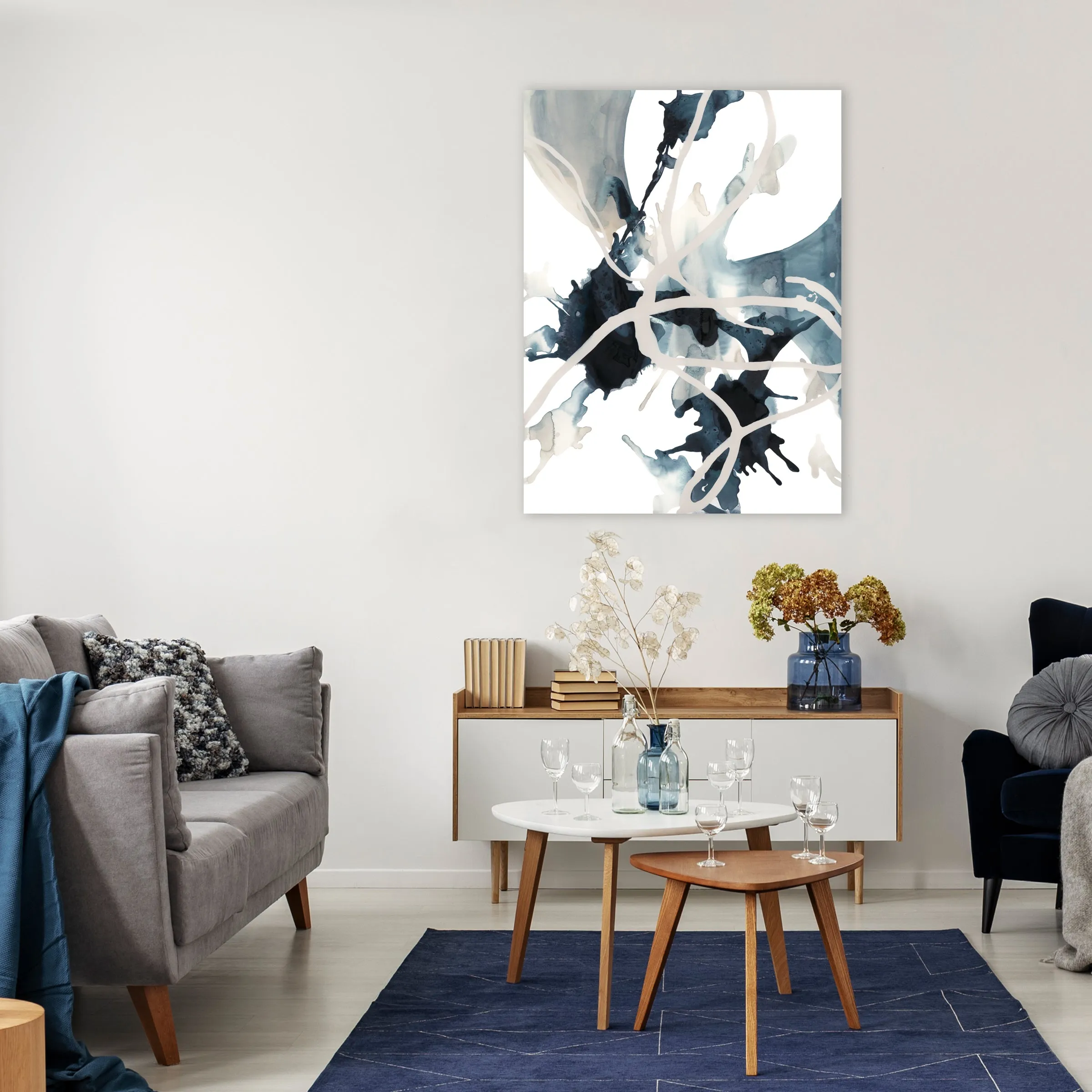 Twisting Blue I by Danielle Davis