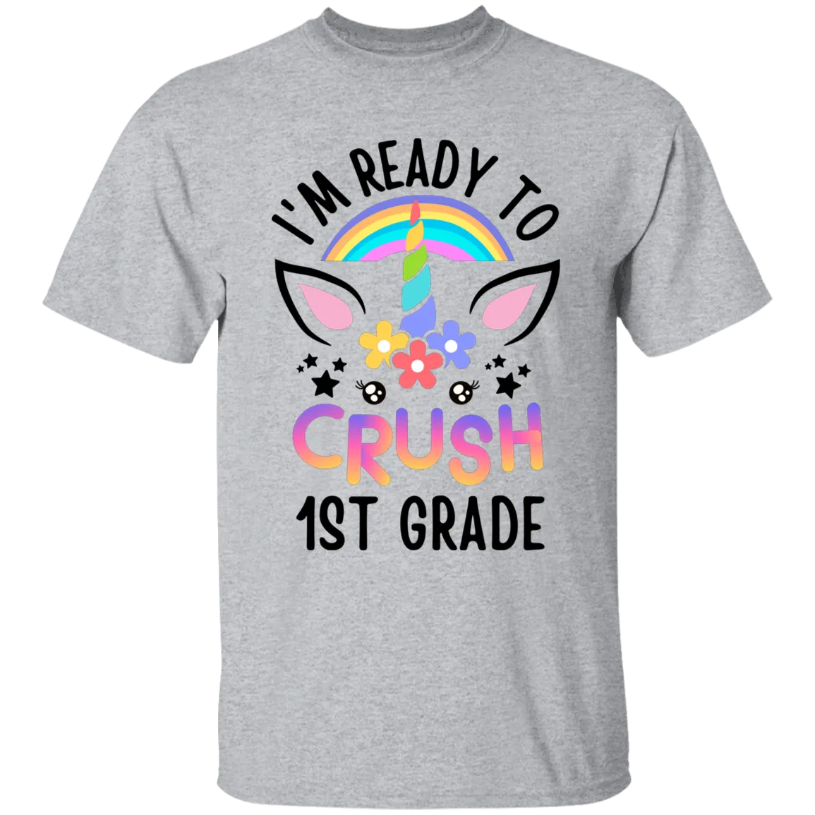 Unicorn First Grade Cotton T-Shirt