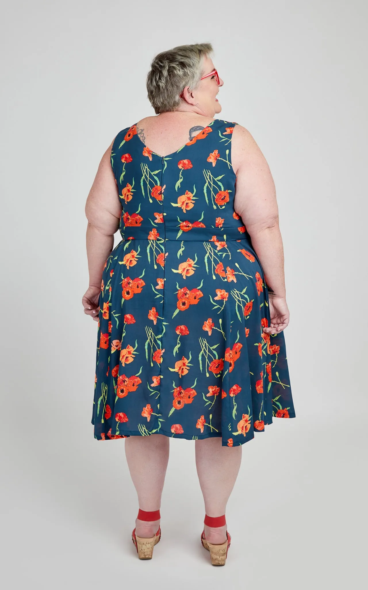 Upton Dress 12-32 printed pattern