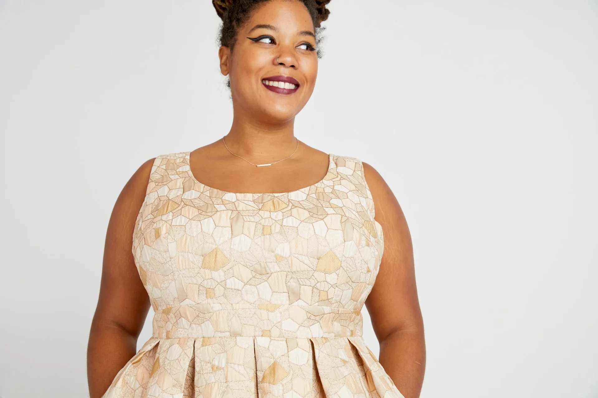 Upton Dress 12-32 printed pattern