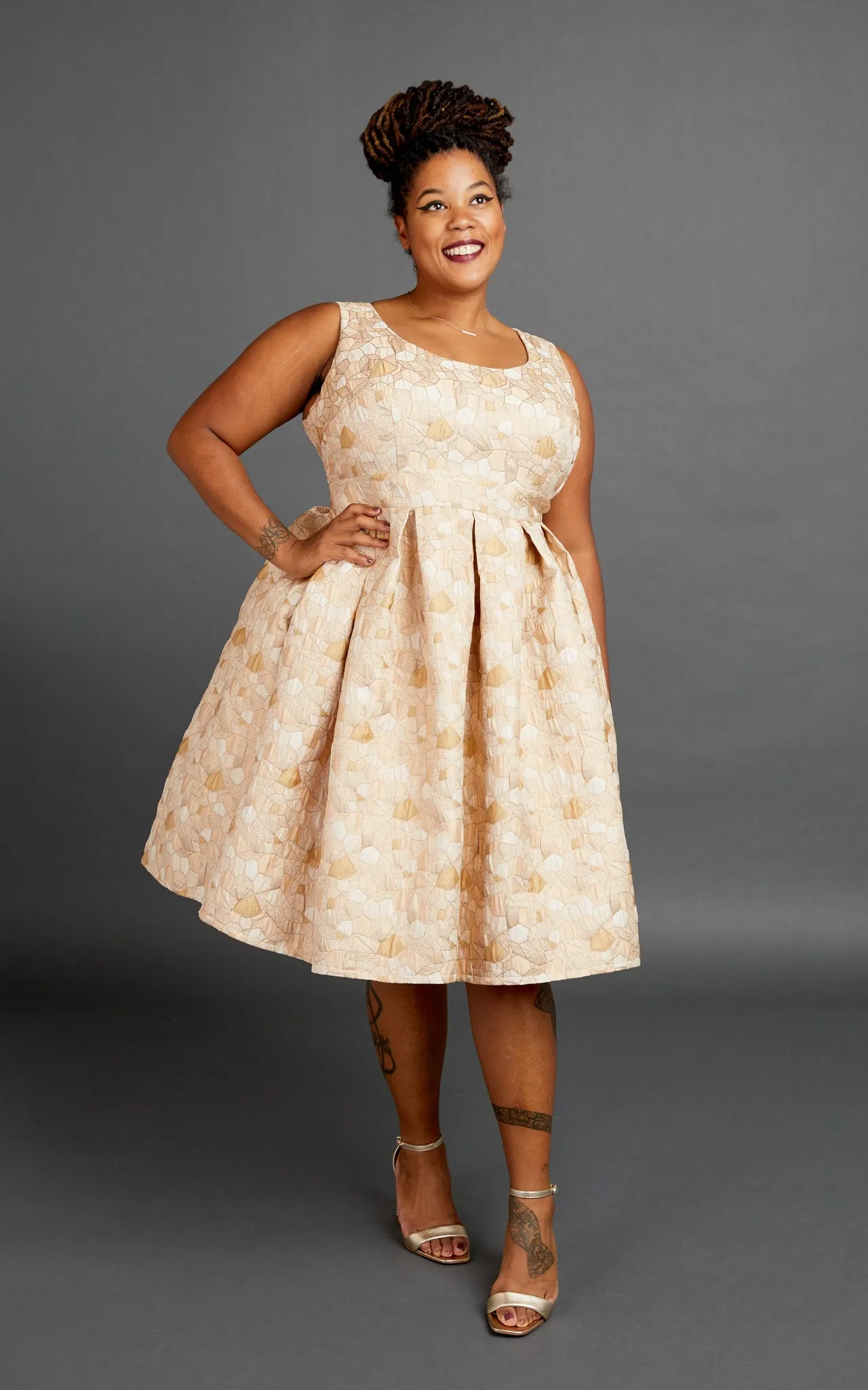 Upton Dress 12-32 printed pattern