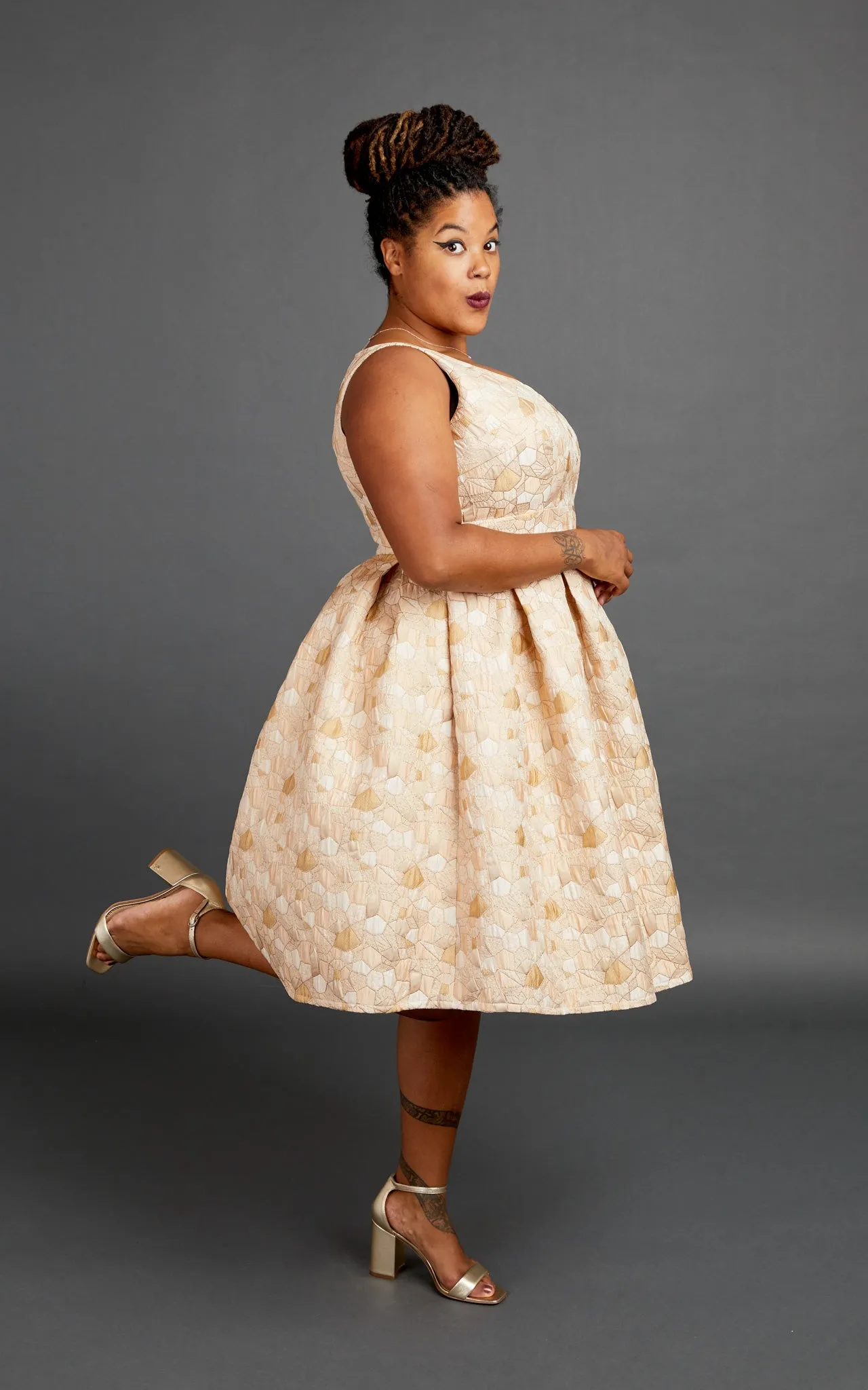 Upton Dress 12-32 printed pattern
