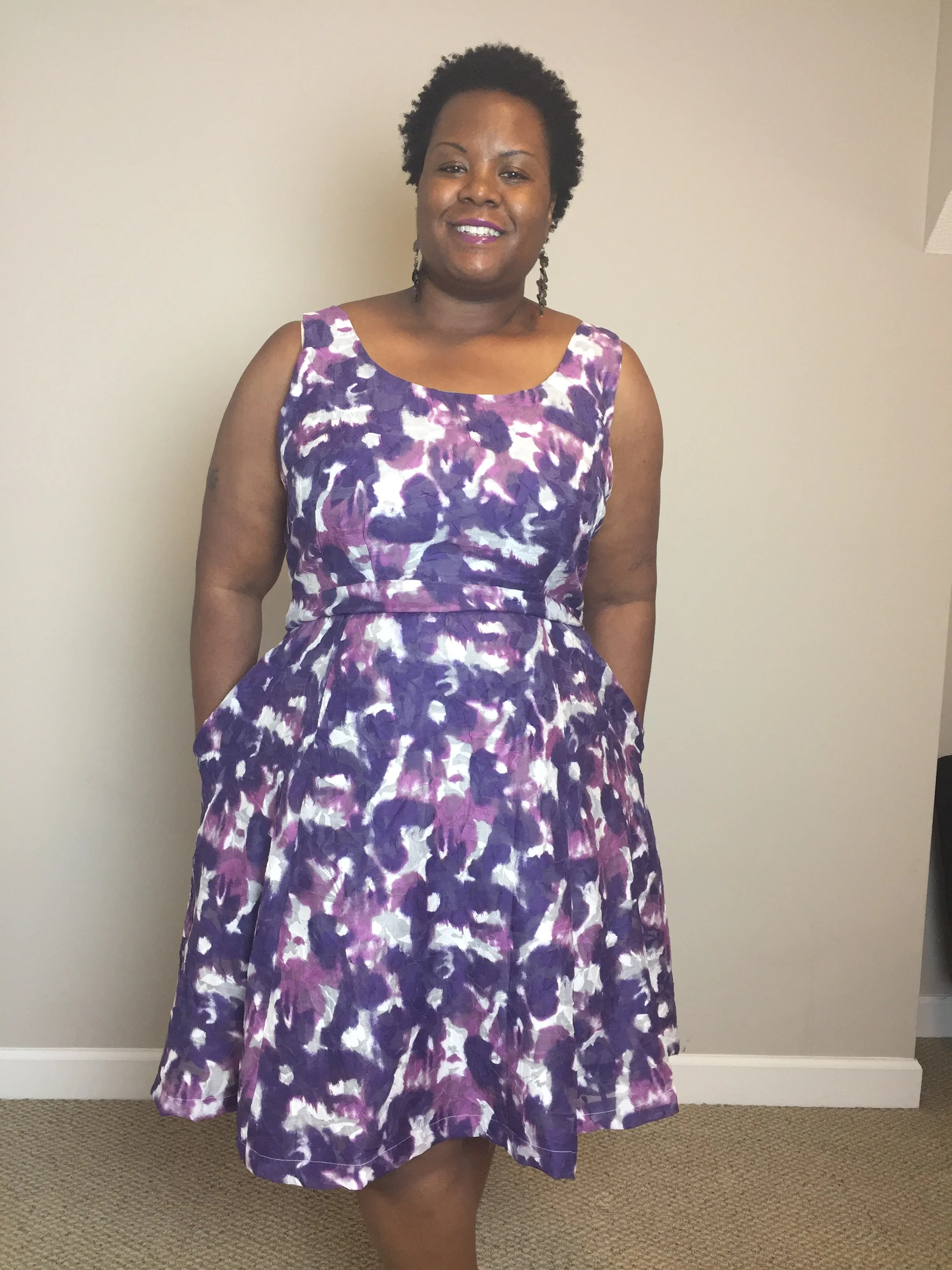 Upton Dress 12-32 printed pattern