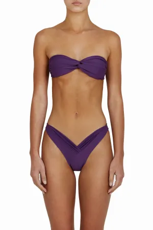URSULA top - plum