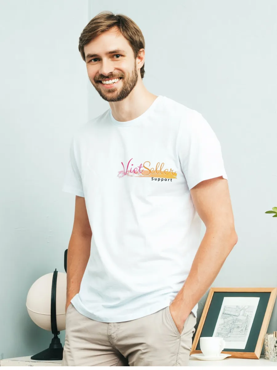 Viet Seller Support 100% US Cotton T-Shirt for Amazon, eBay, Walmart Sellers - Made in USA