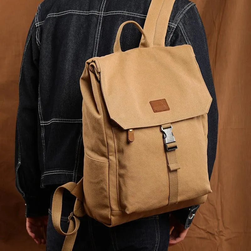 Vintage Cotton Canvas Backpack Rucksack