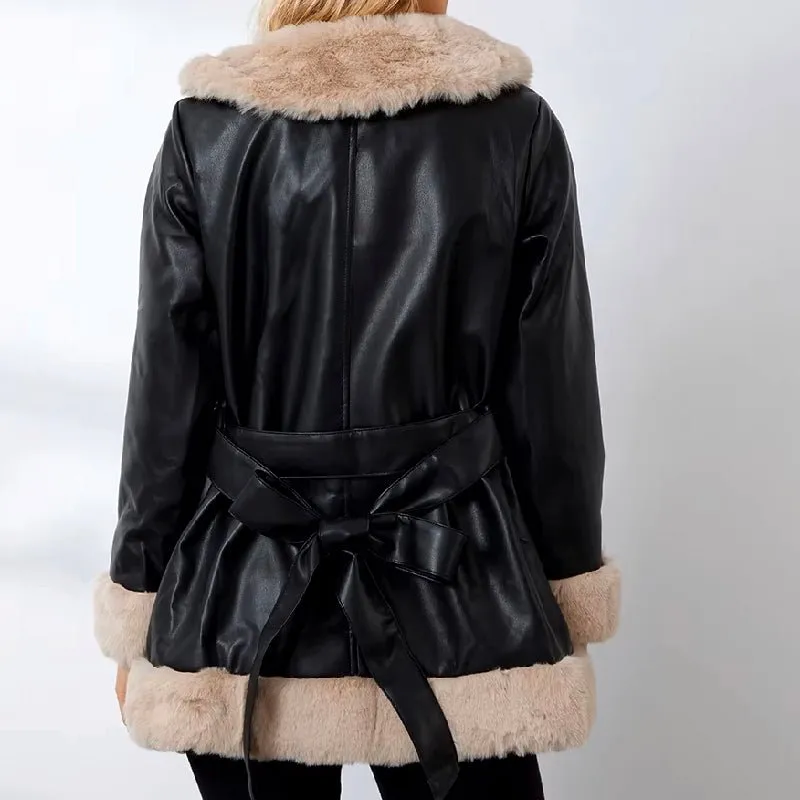 Vivian Prescott Faux Leather Jacket