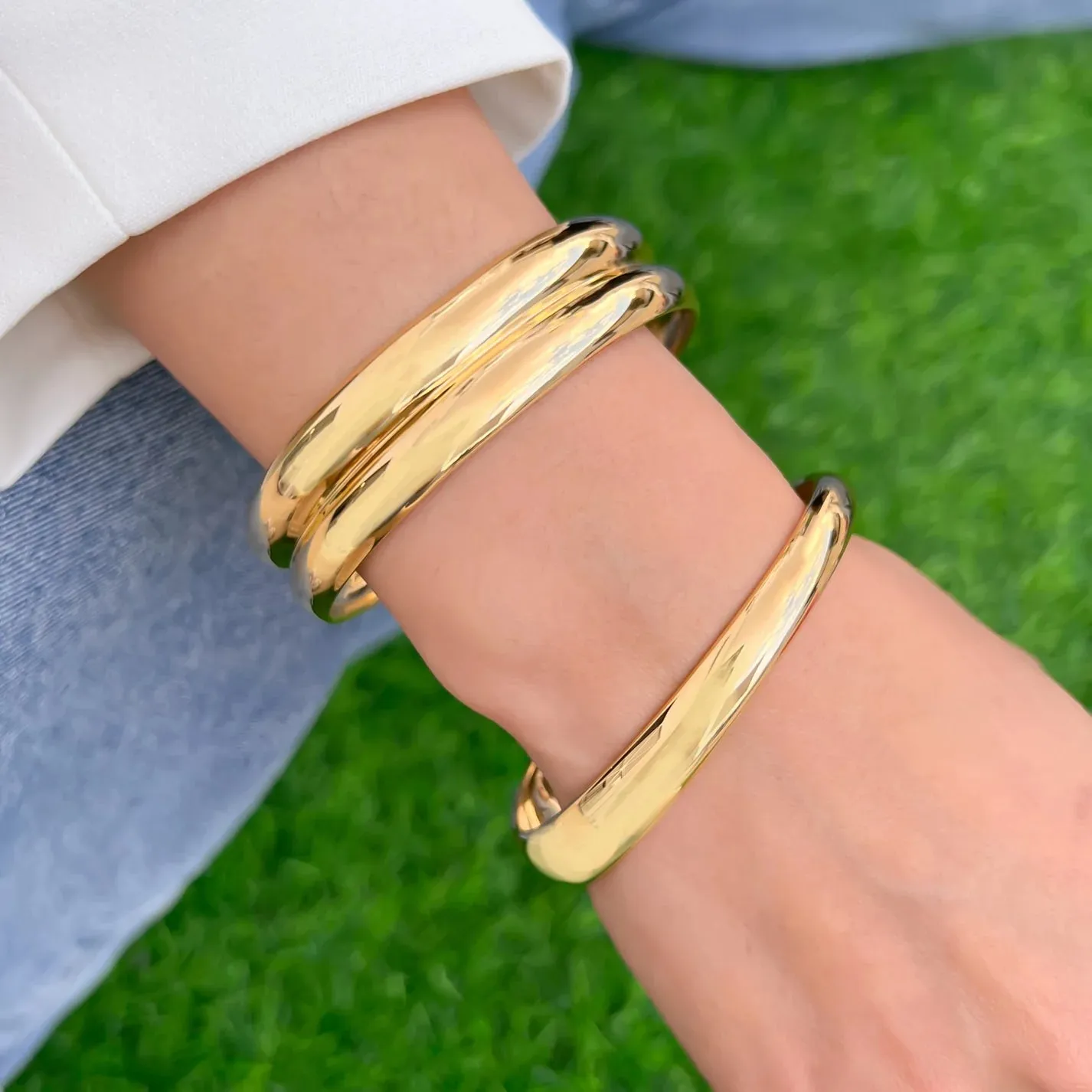 water resistant double bracelet