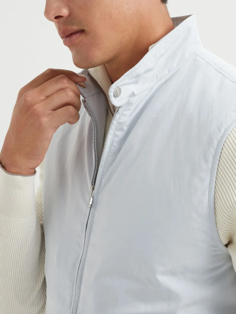 Water resistant nylon vest