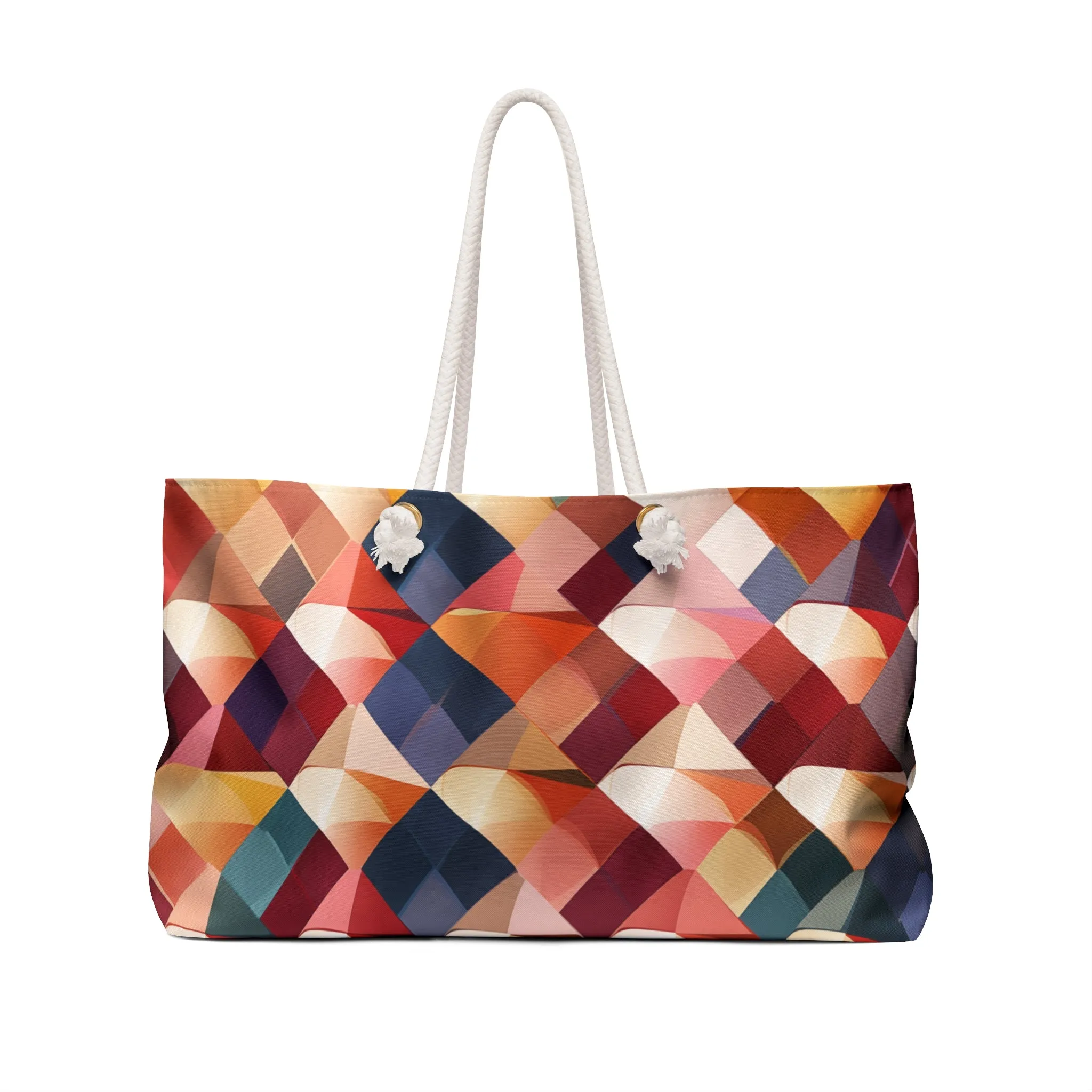 Weekender Bag - Parisian Harlequin Pattern