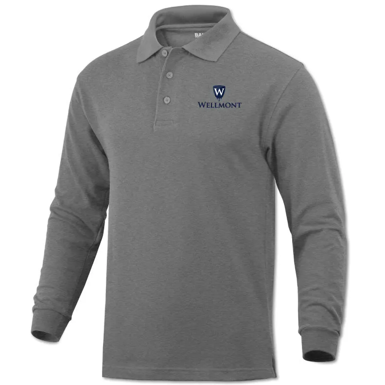 Wellmont Academy Youth Long Sleeve Polo - ONLY AVAILABLE WHILE SUPPLIES LAST - ALL SALES FINAL