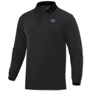 Wellmont Academy Youth Long Sleeve Polo - ONLY AVAILABLE WHILE SUPPLIES LAST - ALL SALES FINAL