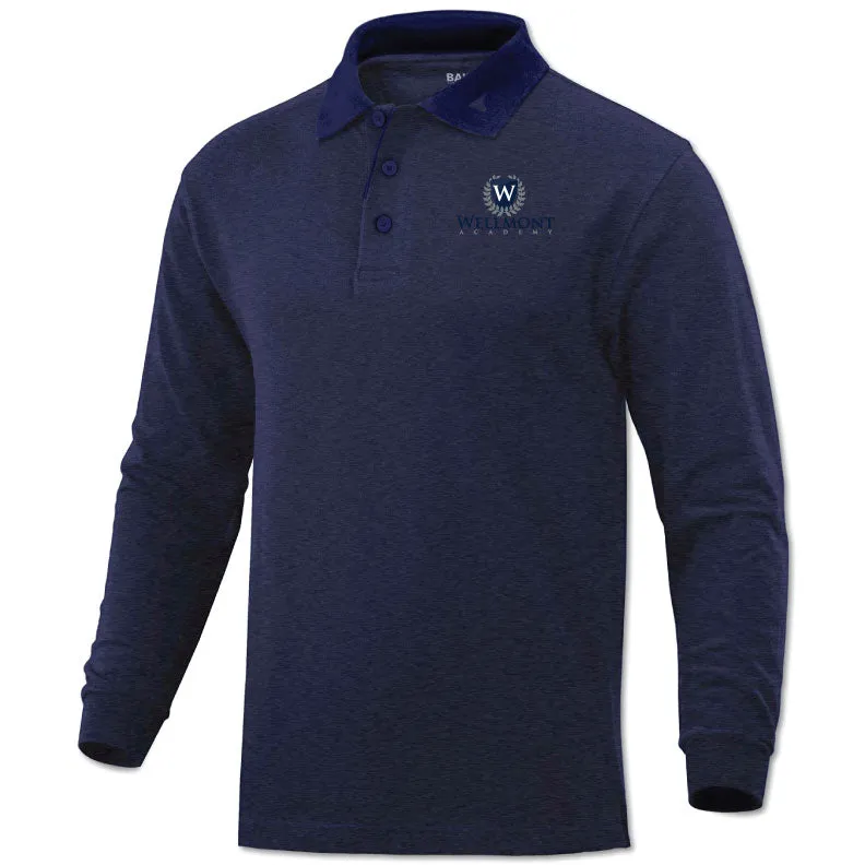 Wellmont Academy Youth Long Sleeve Polo - ONLY AVAILABLE WHILE SUPPLIES LAST - ALL SALES FINAL