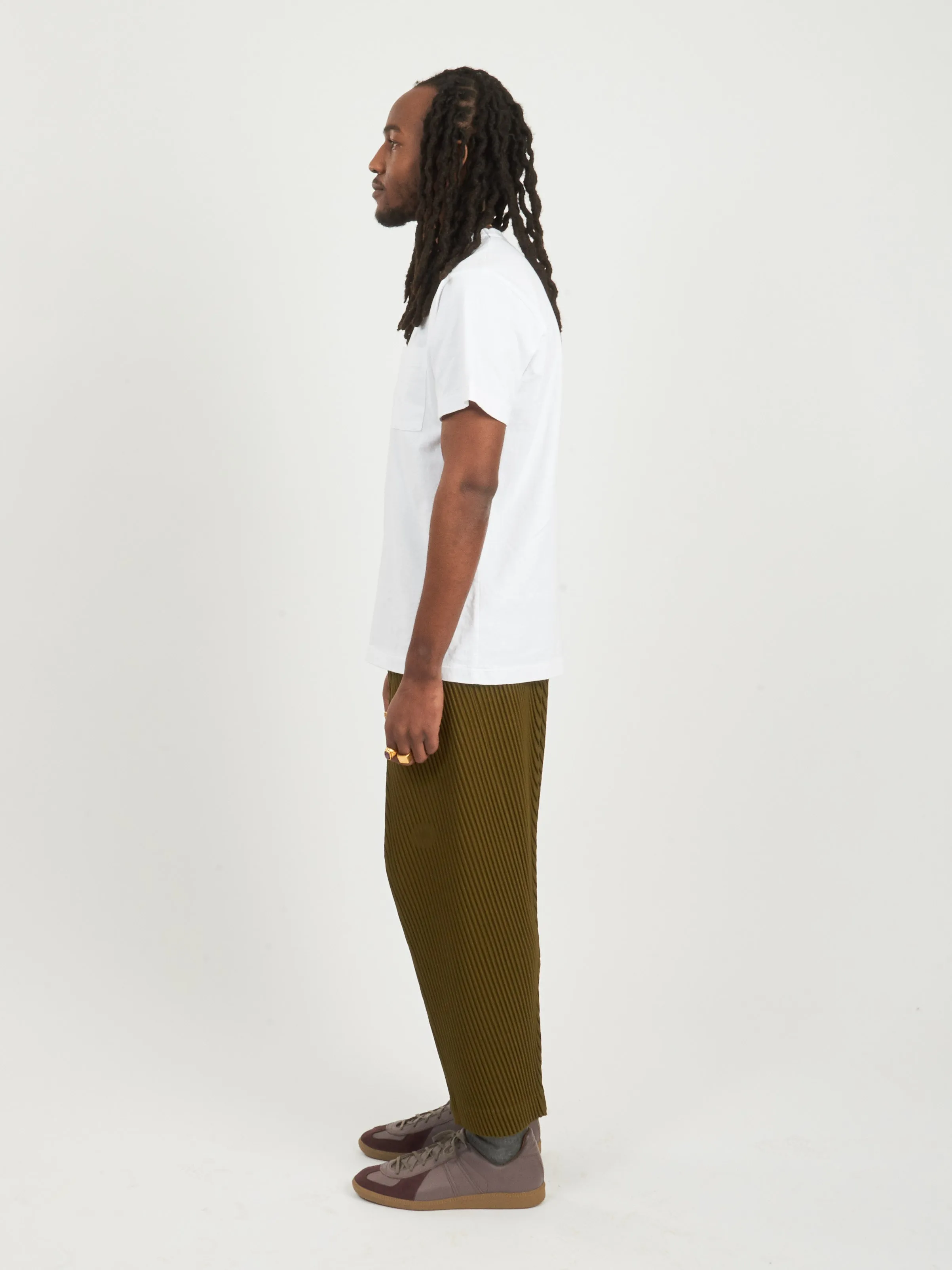White Heavy Duty Pocket Tee